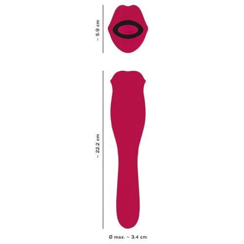 You2Toys - 2in1 nyelves vibrátor (pink)
