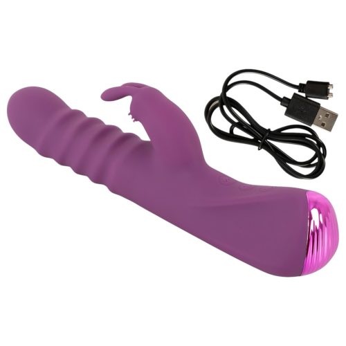 Javida - csiklókaros lökő vibrátor (lila)