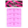 Pénisz formájú jégkocka készítő forma (pink)