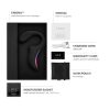 LELO Enigma - akkus, vízálló, 2in1 G-pont vibrátor (fekete)
