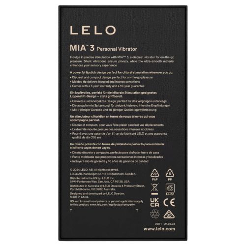 LELO Mia 3 - utazó rúzs vibrátor (rózsaszín)
