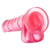 B Yours Sweet N Hard 4 - herés dildó - 18cm (pink)