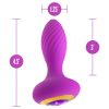 Oh My Gem - vibrációs anál plug kővel (lila)