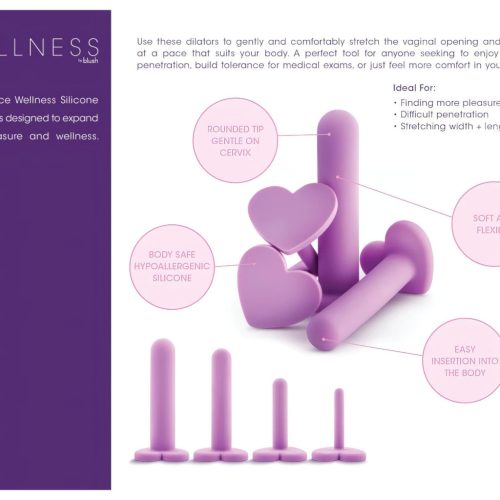 Blush Wellness - hüvely tágító szett (lila)