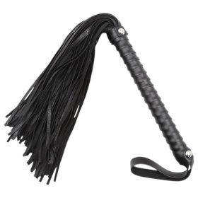 Latetobed - textúrált ostor - fekete (48cm)