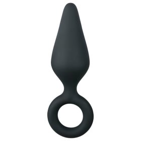 Easytoys Pointy Plug S - anál plug (fekete) - kicsi