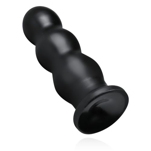 BUTTR Tactical III - tapadókorongos dildó (fekete)