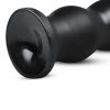 BUTTR Tactical III - tapadókorongos dildó (fekete)