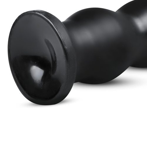 BUTTR Tactical III - tapadókorongos dildó (fekete)