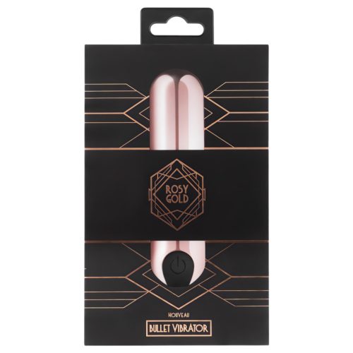 Rosy Gold Bullet - akkus, mini rúdvibrátor (rosegold)