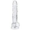 EasyToys - herés dildó - 17cm (átlátszó)