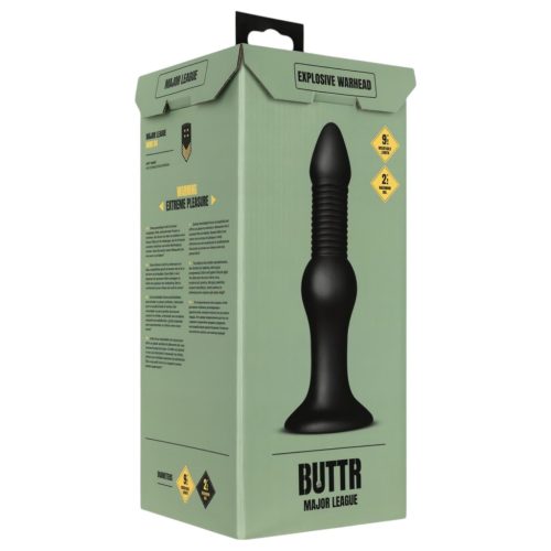 BUTTR Explosive Warhead - anál dildó (fekete)